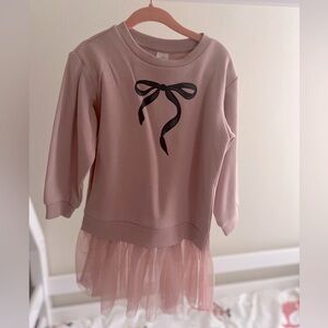 NWT Pink Bow Kids Dress. Size 3t